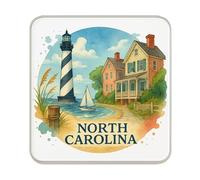 Aimant de réfrigérateur en Caroline du Nord, USA | Souvenir de voyage