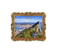 Aimant de réfrigérateur Gibraltar Royaume-Uni 3D souvenir de voyage décoration de réfrigérateur autocollant magnétique Craft Collection