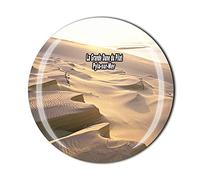 Aimant de réfrigérateur La Grande Dune du Pilat Pyla-sur-Mer France - Souvenir de tourisme - Collection cadeau - Autocollant magnétique pour réfrigérateur