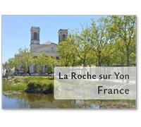 Aimant de réfrigérateur La Roche sur Yon, Vendée, France, Design 1