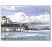 Aimant de réfrigérateur La Villa Belza à Biarritz France