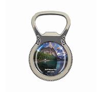 Aimant de réfrigérateur Lake Louise Banff National Park Canada Décapsuleur de bouteille souvenir touristique Collection cadeau autocollant magnétique pour réfrigérateur