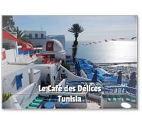 Aimant de réfrigérateur Le Café des Délices à Sidi Bou Said Motif 1