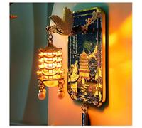 Aimant De Réfrigérateur Lumineux En Forme Tour Grue Jaune, Illuminez L'espace Avec Les Aimants La Décoration Magnétique Métal 3d À Lumière Led(BLUE-1PC)