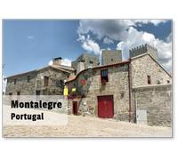 Aimant de réfrigérateur Maisons typiques de Montalegre, Nord du Portugal