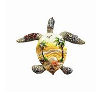 Aimant de réfrigérateur Marsa Alam 3D en forme de tortue - Cadeau souvenir - Fait à la main - Décoration pour la maison et la cuisine