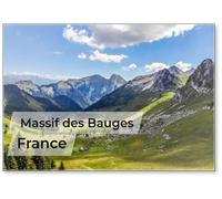 Aimant de réfrigérateur Massif des Bauges