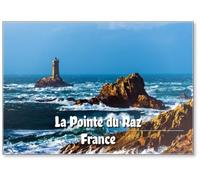 Aimant de réfrigérateur Mer lourde avec des vagues géantes à la pointe du Raz