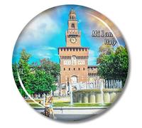 Aimant de réfrigérateur Milan Italie 5,7 cm