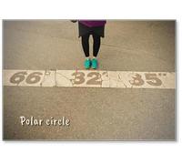 Aimant de réfrigérateur Motif cercle polaire