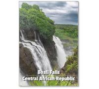Aimant de réfrigérateur Motif Chutes de Boali Roaring Boali Falls (Chutes de Boali) République centrafricaine