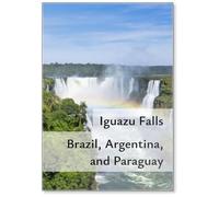 Aimant de réfrigérateur Motif chutes d'Iguazu à la frontière du Brésil, de l'Argentine et du Paraguay