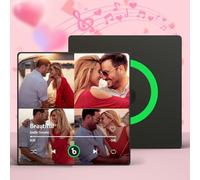 Aimant de Réfrigérateur Musical Personnalisé avec Photo, Aimant Musique Rétro - Cadeau Personnalisé pour Homme, Femme, Couple - Idee Cadeau Noel - Spotify Aimant Frigo Personnalisable