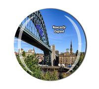 Aimant de réfrigérateur Newcastle England Britain Souvenir Cadeau Collection d'autocollants magnétiques pour réfrigérateur
