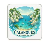 Aimant de réfrigérateur Parc national des Calanques, France | Souvenir de voyage à collectionner