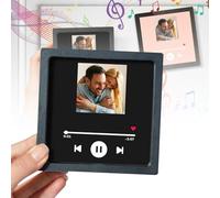 Aimant de Réfrigérateur Personnalisé Avec Musique - Album Personnalisé, Jouer des Chansons et Régler les Sonnettes - Décoration Cadeau (A)