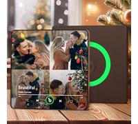 Aimant de Réfrigérateur Personnalisé Musique Bluetooth Aimant Frigo Musical Personnalisable Photo Album Peuvent Jouer des Chansons Cadeau pour Les Couples Noël Saint-Valentin, 4.0 Amélioré