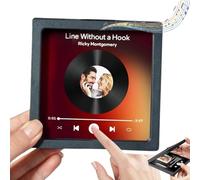 Aimant De Réfrigérateur Personnalisé pour Album De Musique,Customized Music Fridge Sticker,Aimant pour Réfrigérateur Musique,Personnalisé Peut Jouer des Chansons Et Ajuster Le Volume Valentin Cadeau