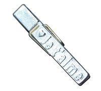 Aimant de Réfrigérateur Pince Je t'aime, Fait Main en Etain - Fabrication Artisanale Française