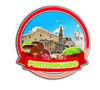 Aimant de réfrigérateur Portogruaro Veneto Italie en bois 3D monuments de voyage souvenirs de collection décoration fait main -2766