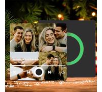 Aimant de réfrigérateur pour album de musique personnalisé, peut jouer des chansons, album photo personnalisé, aimants de réfrigérateur, cadeaux de Saint-Valentin pour lui/elle (style F)