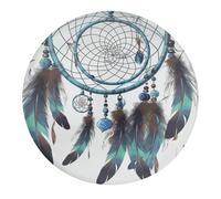 Aimant de réfrigérateur pour la maison, l'attrape-rêves amérindien, autocollant magnétique pour tableau blanc, aimant de réfrigérateur circulaire étanche pour réfrigérateur, casier, voiture, garage