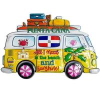 Aimant de réfrigérateur Punta Cana République dominicaine souvenir touristique 3D Aimant décoratif Collection Craft