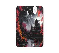 Aimant de réfrigérateur rectangulaire avec imprimé « Big Trees And Mountains » pour réfrigérateur, tableau blanc, casier, bureau et décoration de voiture