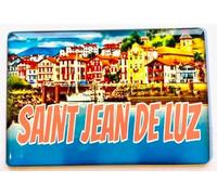 Aimant de réfrigérateur Saint Jean de Luz Souvenir de France Saint Jean de Luz Cadeau Saint Jean de Luz Aimant Saint Jean de Luz Souvenir