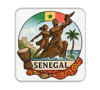 Aimant de réfrigérateur Sénégal | Souvenir de voyage Cadeau de collection
