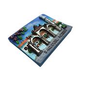 Aimant de réfrigérateur souvenir 3D de l'île des Acores du Portugal, décoration de la maison et de la cuisine