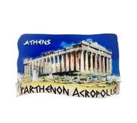 Aimant de réfrigérateur Souvenir de Parthénon Temple Acropole Athènes Grèce Décoration magnétique