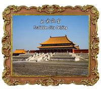Aimant de réfrigérateur souvenir de voyage en Chine - Cité interdite de Pékin