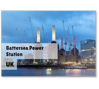 Aimant de réfrigérateur The Battersea Power Station à Londres, Royaume-Uni