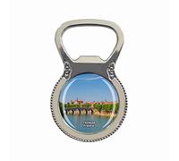 Aimant de réfrigérateur Toulouse France - Décapsuleur - Souvenir touristique - Collection cadeau
