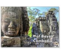 Aimant de réfrigérateur Wat Bayon (Angkor Wat) - Siam Reap - Cambodge/Kambodscha,