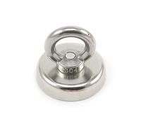 Aimant de serrage en néodyme avec boulon à œil M8 - Force de traction de 90 kg - Matériau sous licence