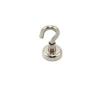 Magnet Expert Aimant Puissant En Néodyme N42 Avec Crochet Force 7,5 Kg Diamètre 16 Mm G