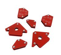 Aimant de Soudage Support Magnétique Auxiliaire, Positionneur Rouge | Outil Compact en Magnet, Libère les Mains, Aide à L'assemblage Soudage Précis