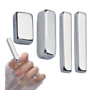 Aimant de vernis à ongles en gel œil de chat - Ventouse puissante - 4 aimants pour vernis à ongles en gel - Kit d'outils magnétiques pour le salon à domicile - Créez différents effets œil-de-chat