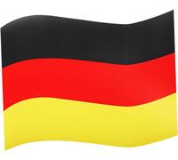 Aimant de voiture "drapeau" grand - réutilisable & accessoire de fan pratique pour la voiture et le réfrigérateur - idéal pour les fans de l'Allemagne comme article de fan - couleurs de l'Allemagne