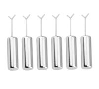 Aimant des yeux de chat de 6pcs pour les ongles, aimant professionnel des yeux chat avec guide en forme Y, outil d'art nail pour le kit manucure bricolage..