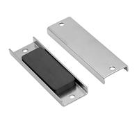 Aimant Du Canal de Ferrite Pour Le Bricolage, L'Artisanat et Les Passe-Temps - 76 x 24 x 6,35mm D'Épaisseur x 4mm - 10kg - Pack de 10