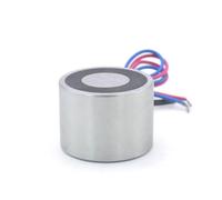 Aimant électrique magnétique à ventouse, courant de 30 kg, 300 N, diamètre 34 mm x hauteur 25 mm, DC 12 V, 24 V, 1 pièce(12V)