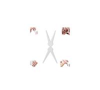 Aimant en forme d'anneau œil de chat pour ongles, outil magnétique puissant pour ongles, Y et RingMagnet (large faisceau, cœur, français), portable œil de chat pour nail art, bricolage, maison, salon