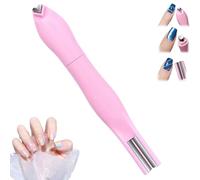 Aimant en forme de cœur pour vernis à ongles gel Cat Eye 2025 - Outil magnétique 3 en 1 - En forme de cœur - Forme ronde - Pour bricolage et salon - Rose