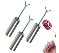 Aimant En Forme De Cœur Pour Vernis Gel Œil De Chat, Kit D'outils De Nail Art Magnétique Œil De Chat, Aimant En Forme De Cœur Pour Ongles, Avec Guide En Y, Kit De Manucure DIY (#A/3 pièces)