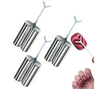 Aimant En Forme De Cœur Pour Vernis Gel Œil De Chat, Kit D'outils De Nail Art Magnétique Œil De Chat, Aimant En Forme De Cœur Pour Ongles, Avec Guide En Y, Kit De Manucure DIY (#B/3 pièces)