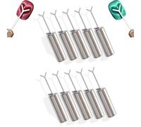 Aimant en forme de cœur pour vernis gel œil de chat - Kit d'outils magnétiques pour nail art avec bâtons de guidage en Y, aimant professionnel pour ongles à faire soi-même (argent,10pcs)