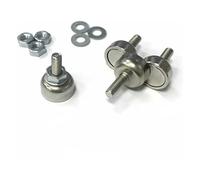 Aimant en néodyme avec vis C10 mm (M3) | Lot de 20 aimants solides et durables pour montage et projets de bricolage